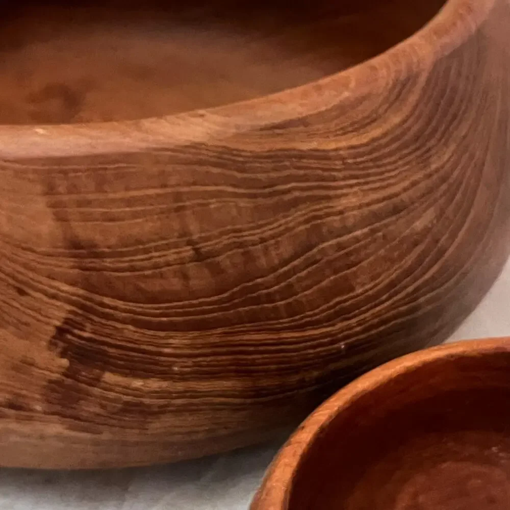 Goodwood Thailand Teak Wood Salad Bowl Set of 4 Mid Century Modern MCM